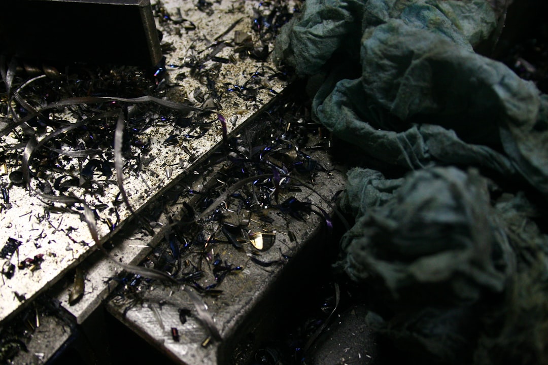 Old factory indigo dye vats